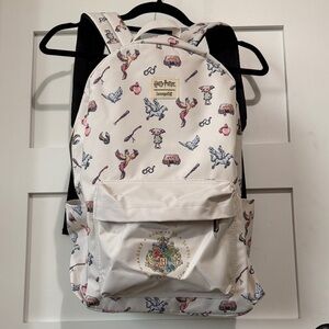 Loungefly Harry Potter Cream Backpack with Magical Icons